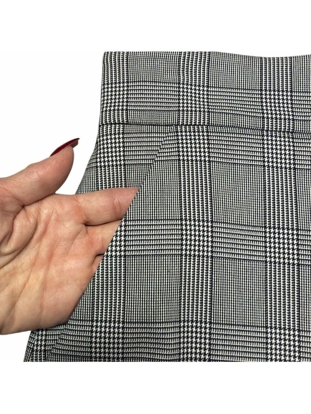 Veronica Beard NWT Twain Pencil Skirt Women's Gray Check Size 6 - Picture 10 of 16